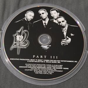 Vtg 2001 112 Part III CD Bad Boy